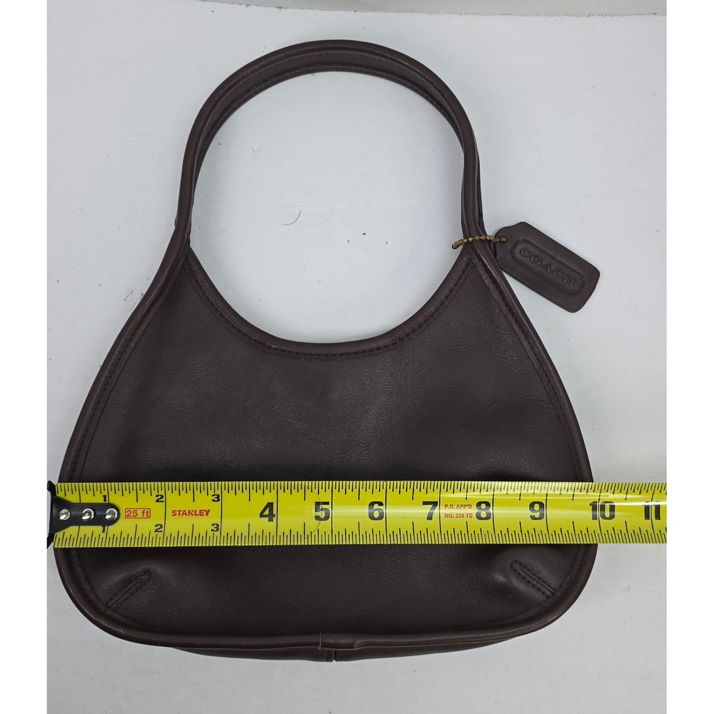 Vintage Coach Ergo Shoulder Bag Mahogany Brown Leather Made in USA G7C-9027 - Picture 7 of 9